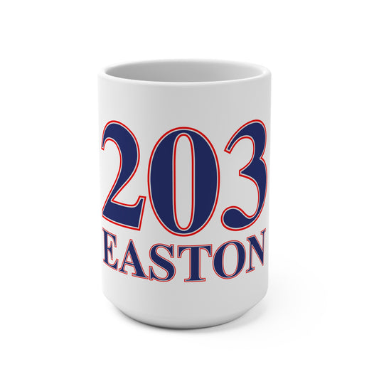 203 Easton Red White & Blue Mug 15oz