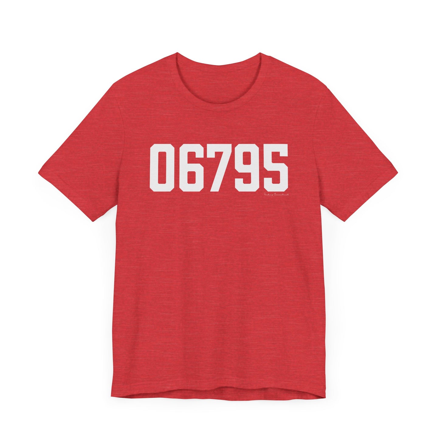 06795 - Watertown CT Zip Code Unisex Jersey Short Sleeve T-Shirt