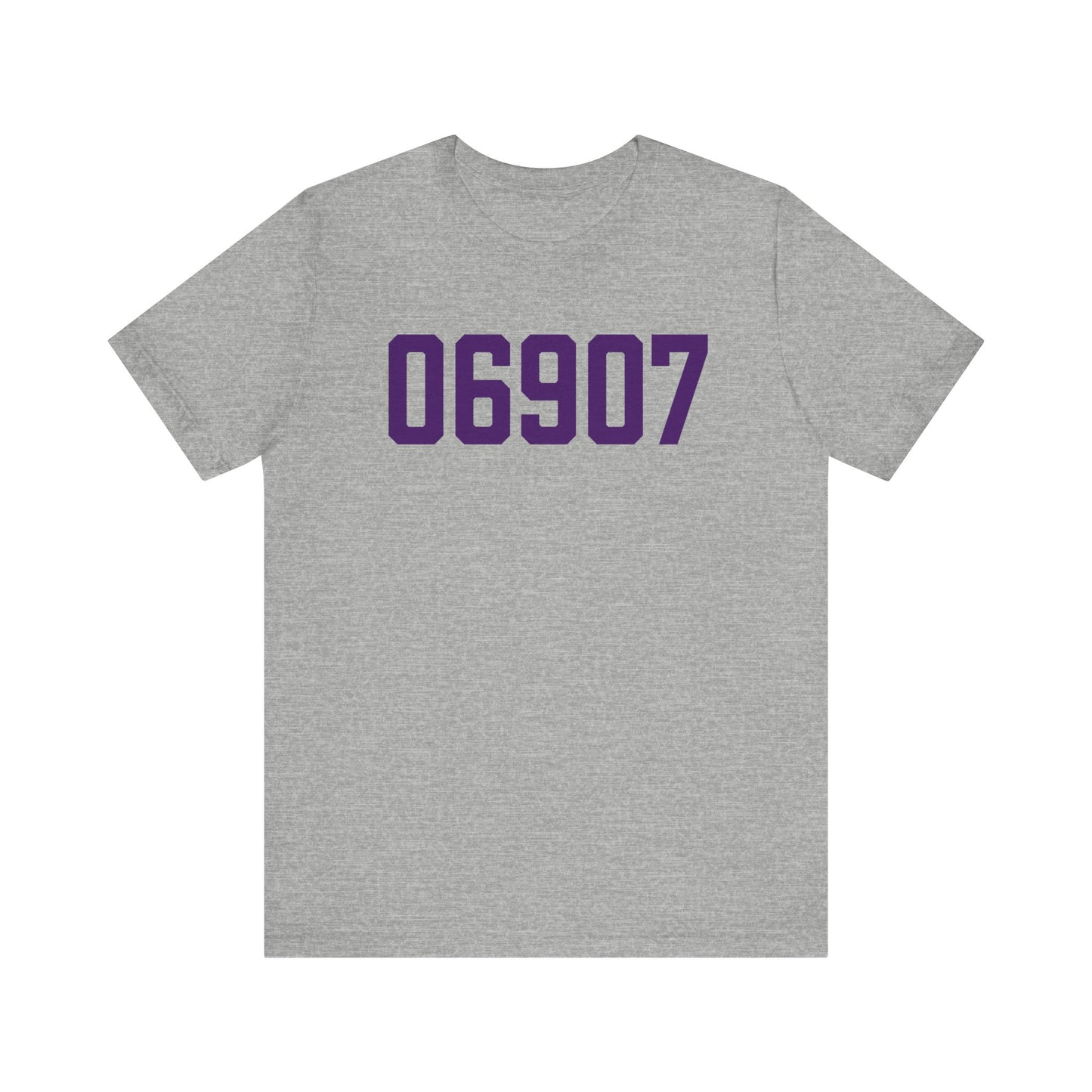 06907 Stamford Connecticut Zip Code Unisex Jersey Short Sleeve T-Shirt