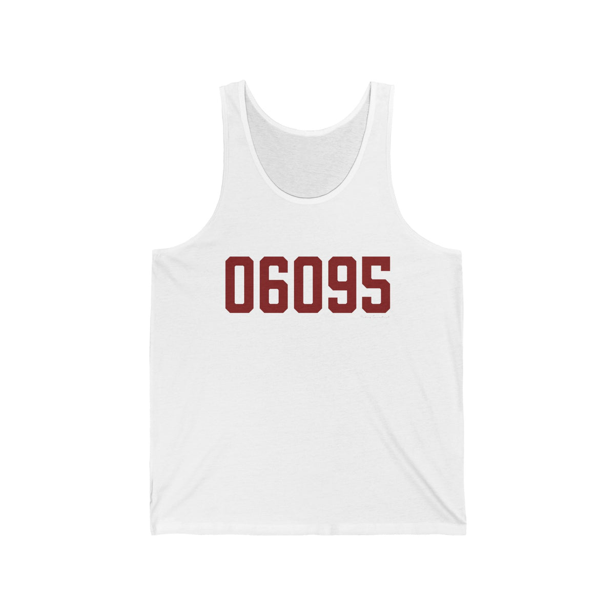 06095 Windsor Connecticut Zip Code Unisex Jersey Tank Top