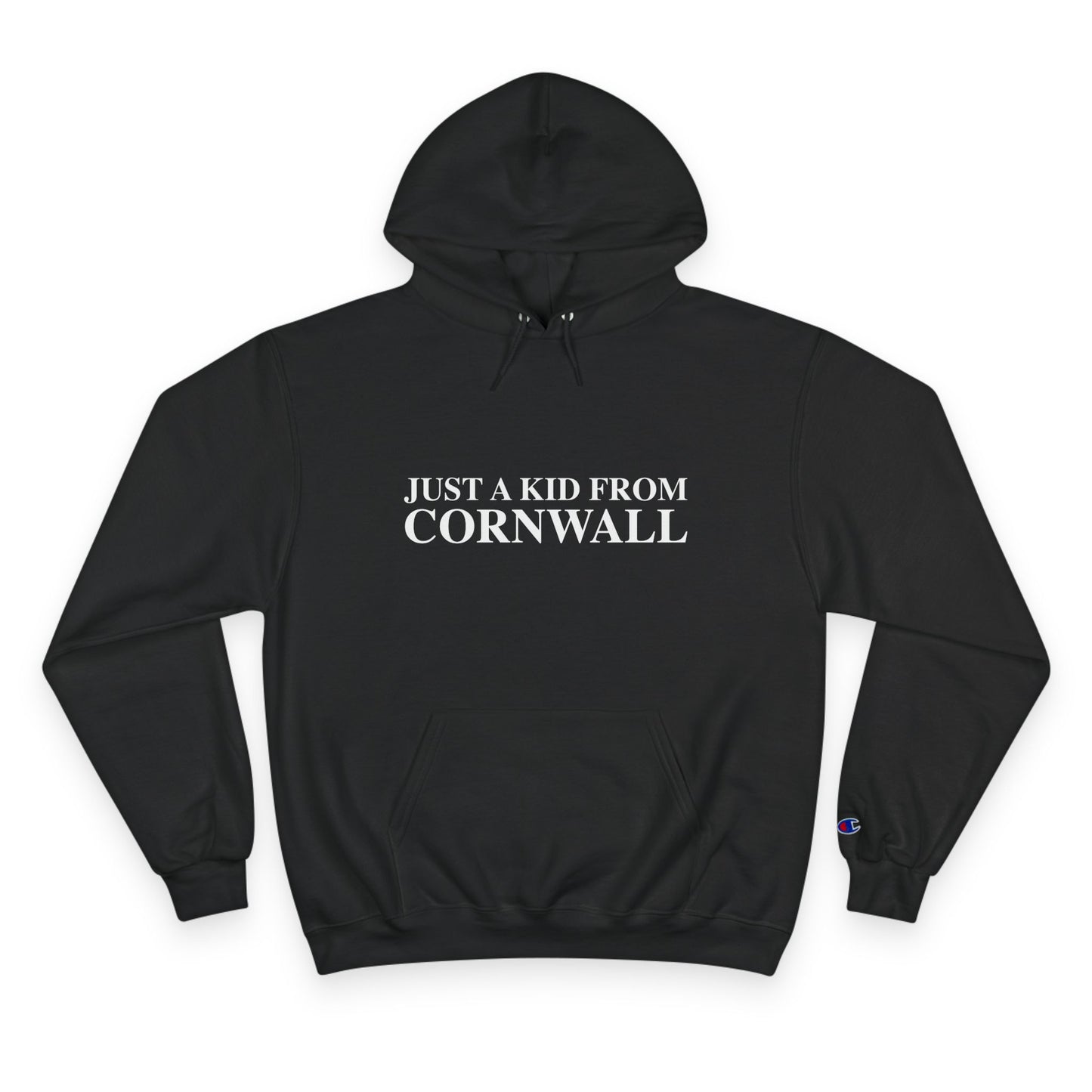 Just a kid from Cornwall Champion Hoodie