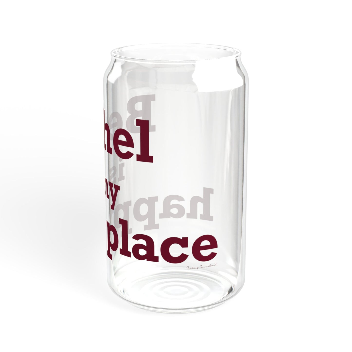 Bethel Is My Happy Place Sipper Glass, 16oz