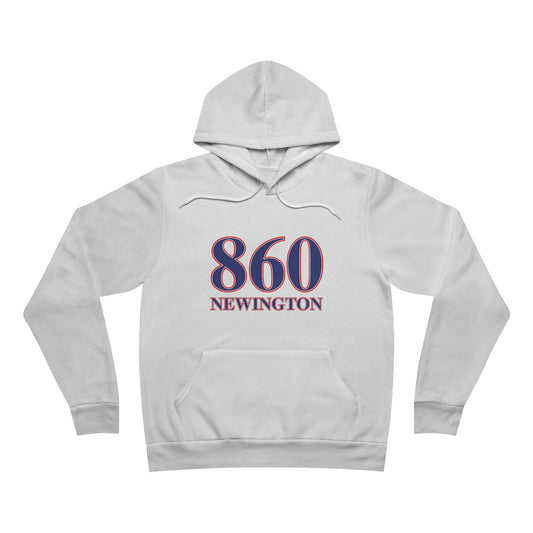 860 Newington Red, White & Blue Unisex Sponge Fleece Pullover Hoodie