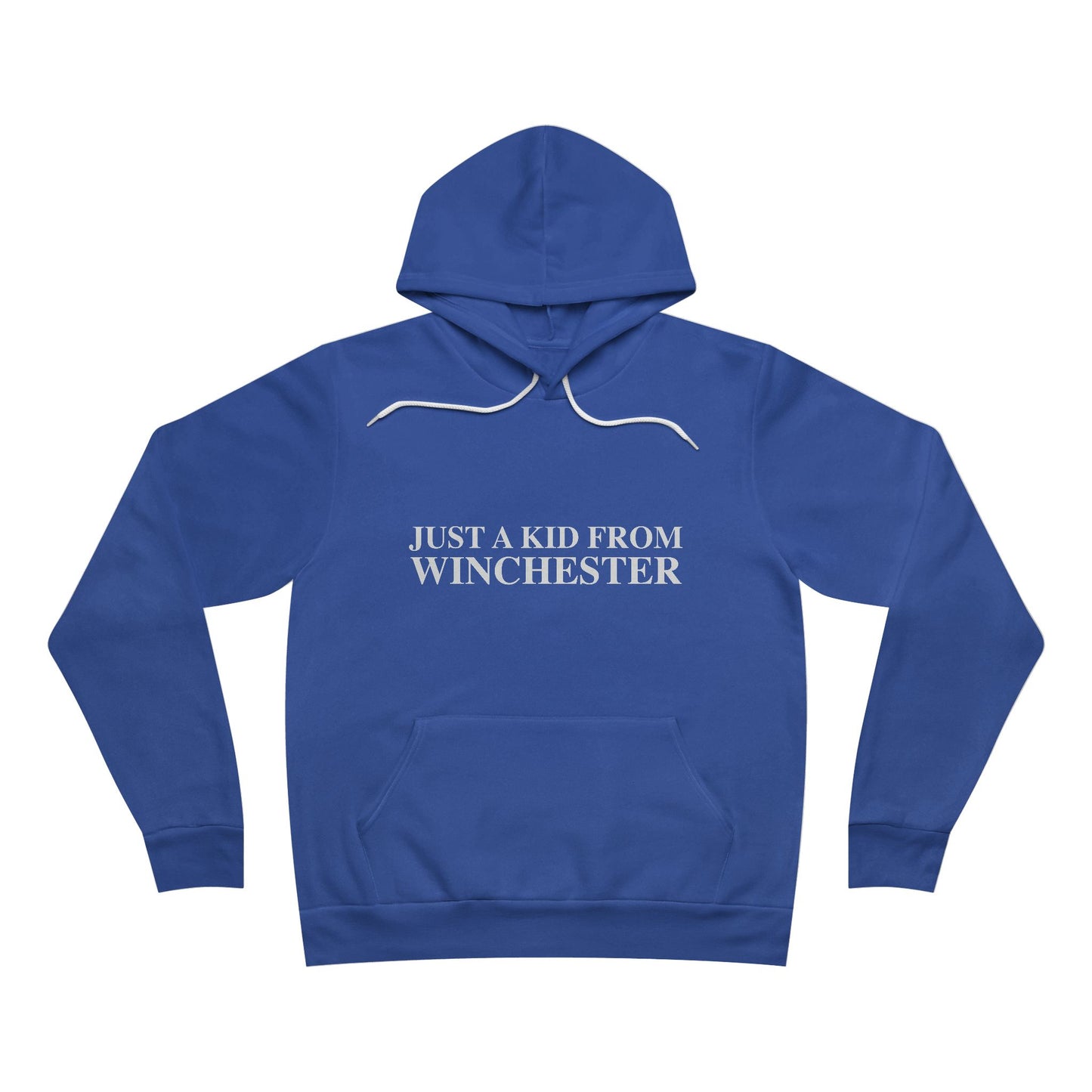 Just a kid from Winchester Unisex Sponge Fleece Pullover Hoodie