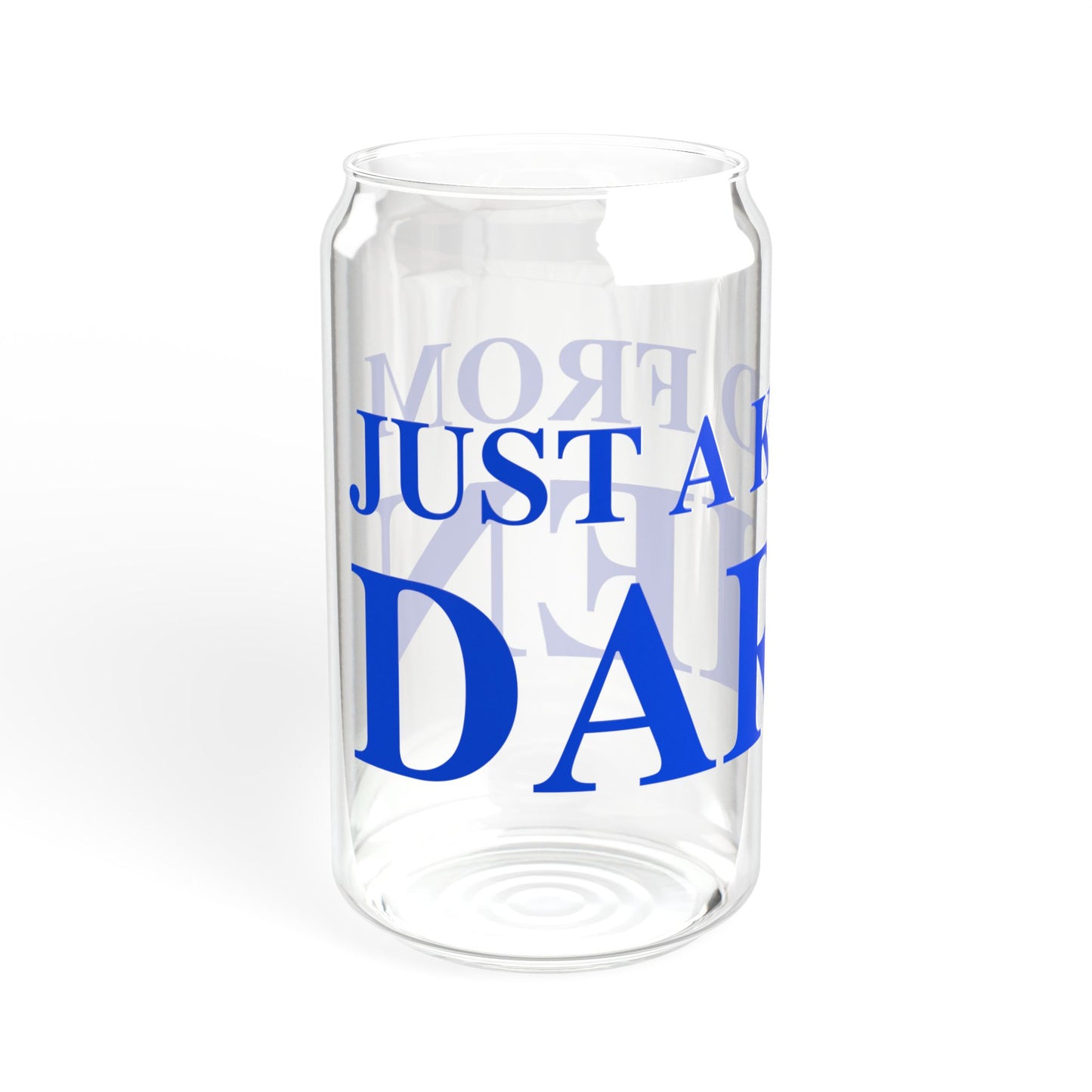 Just a kid from Darien Sipper Glass, 16oz
