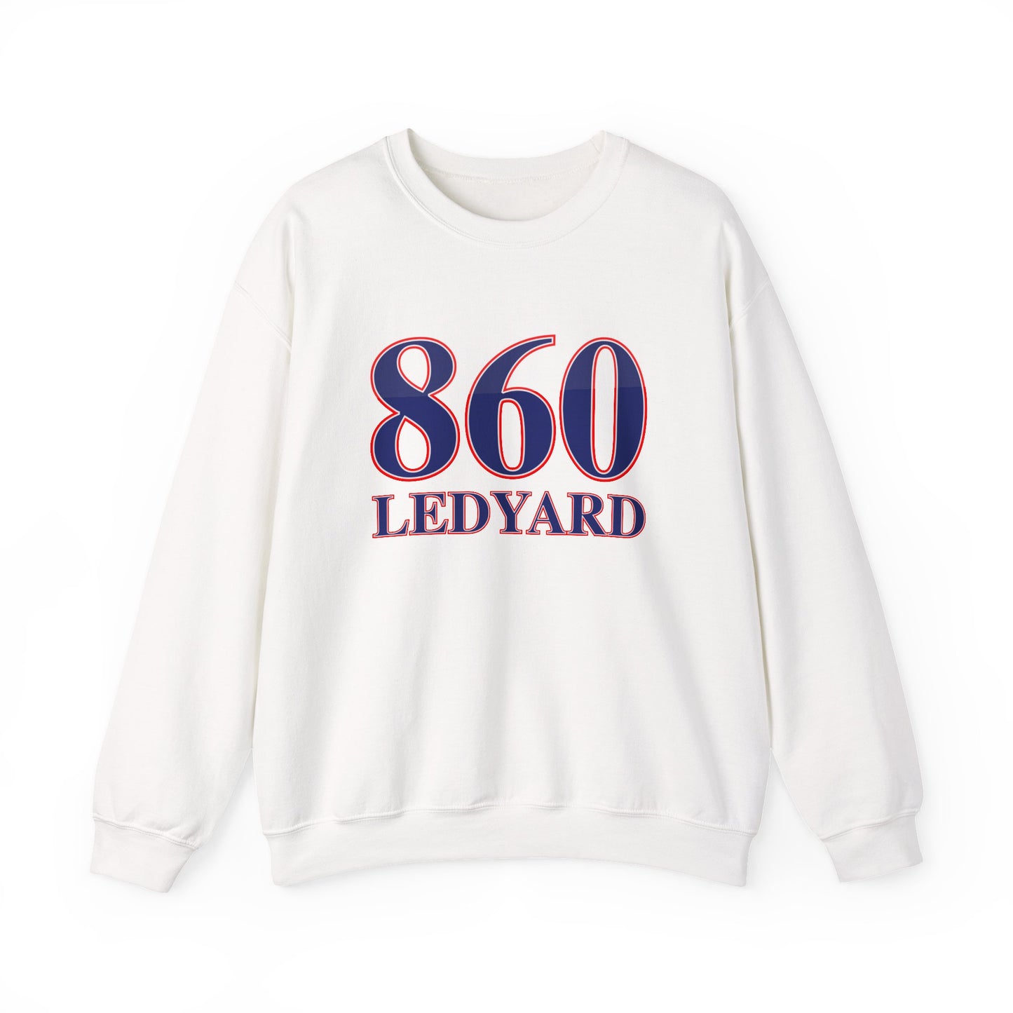 860 Ledyard Red White & Blue Unisex Heavy Blend™ Crewneck Sweatshirt