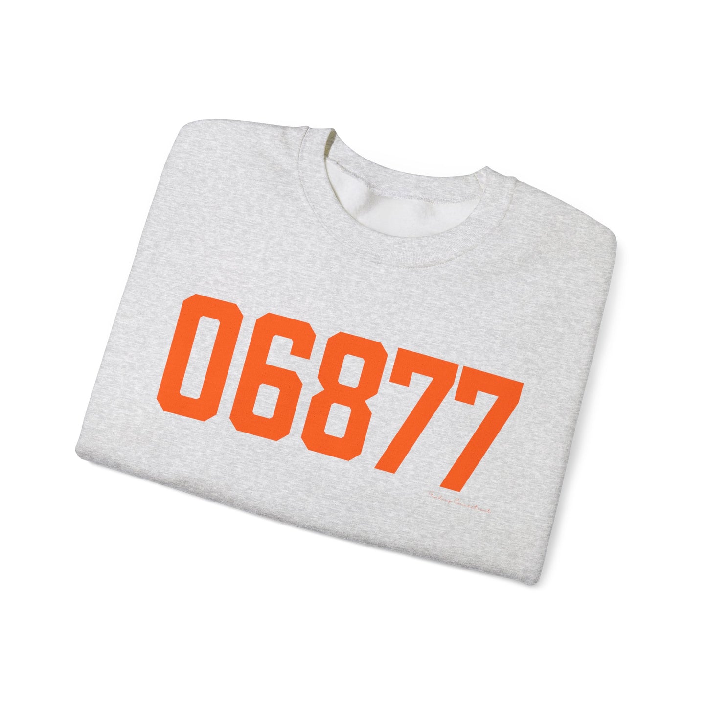06877 Ridgefield Connecticut Zip Code Unisex Heavy Blend™ Crewneck Sweatshirt