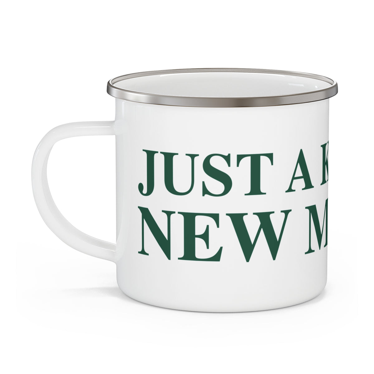 Just a kid from New Milford Enamel Camping Mug
