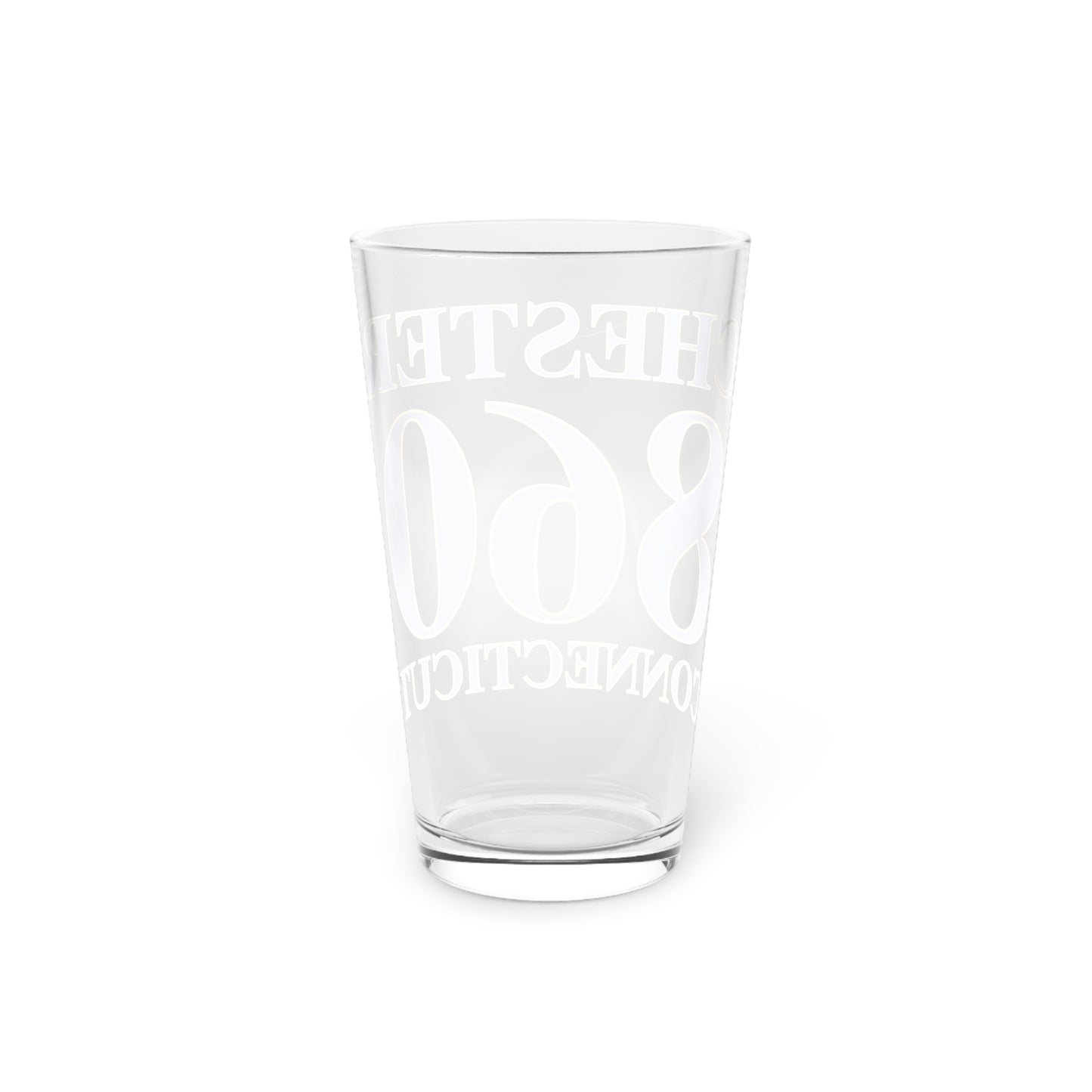 Chester 860 Connecticut Pint Glass, 16oz