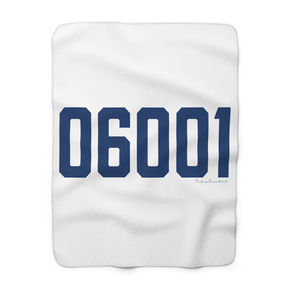 06001 Avon Connecticut Zip Code Sherpa Fleece Blanket