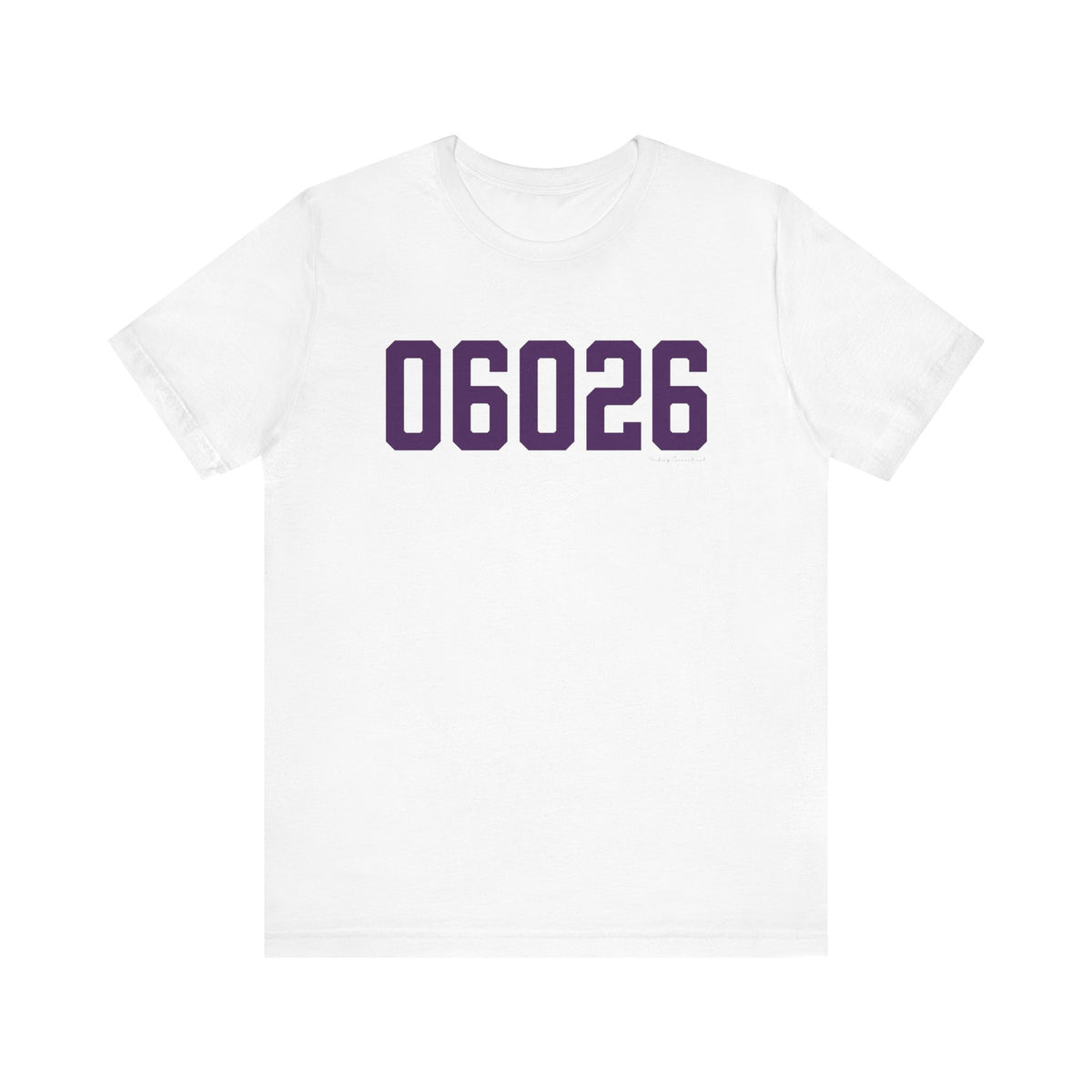 06026 East Granby Connecticut Zip Code Unisex Jersey Short Sleeve T-Shirt