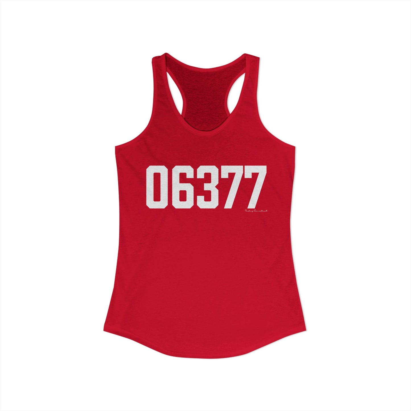 06377 Sterling CT Zip Code Women's Ideal Racerback Tank Top