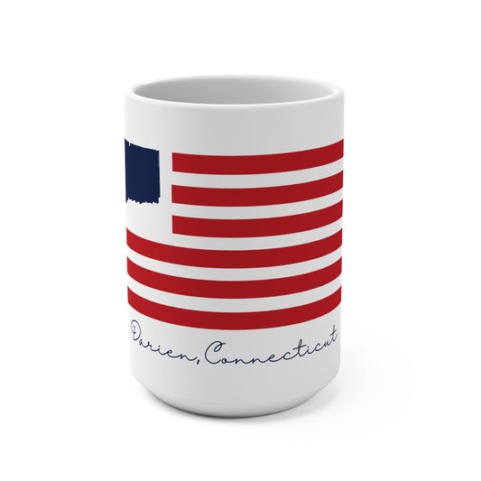 Darien Connecticut Flag Mug 15oz