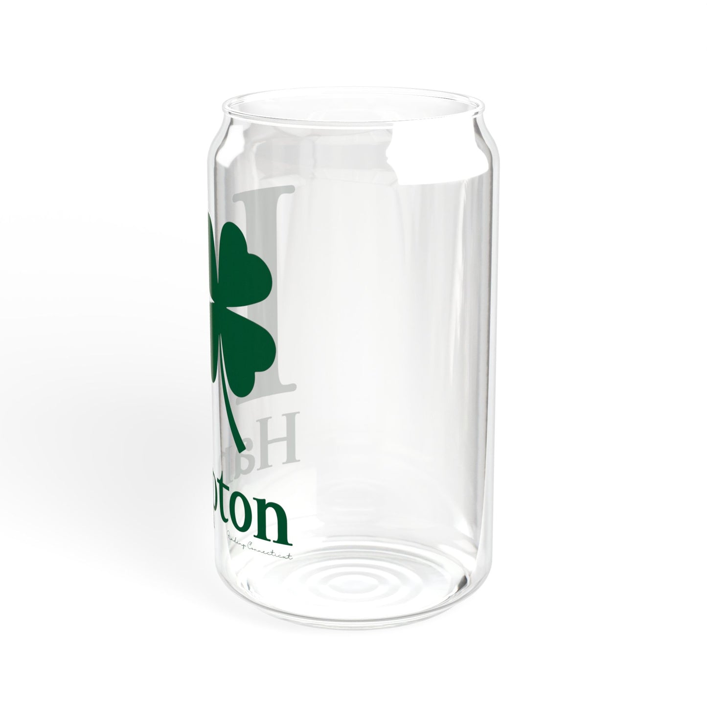 I Clover Hampton Sipper Glass, 16oz