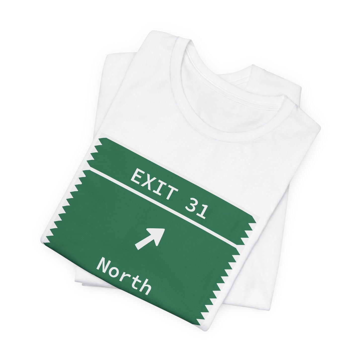 Vintage Merritt Parkway Exit 31 Sign Unisex Jersey Short Sleeve T-Shirt