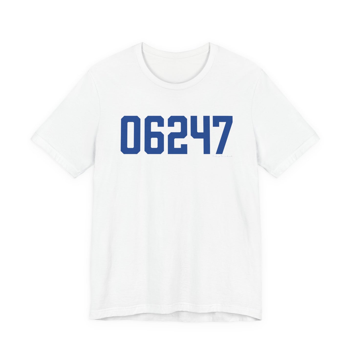06247 Hampton Connecticut Zip Code Unisex Jersey Short Sleeve T-Shirt