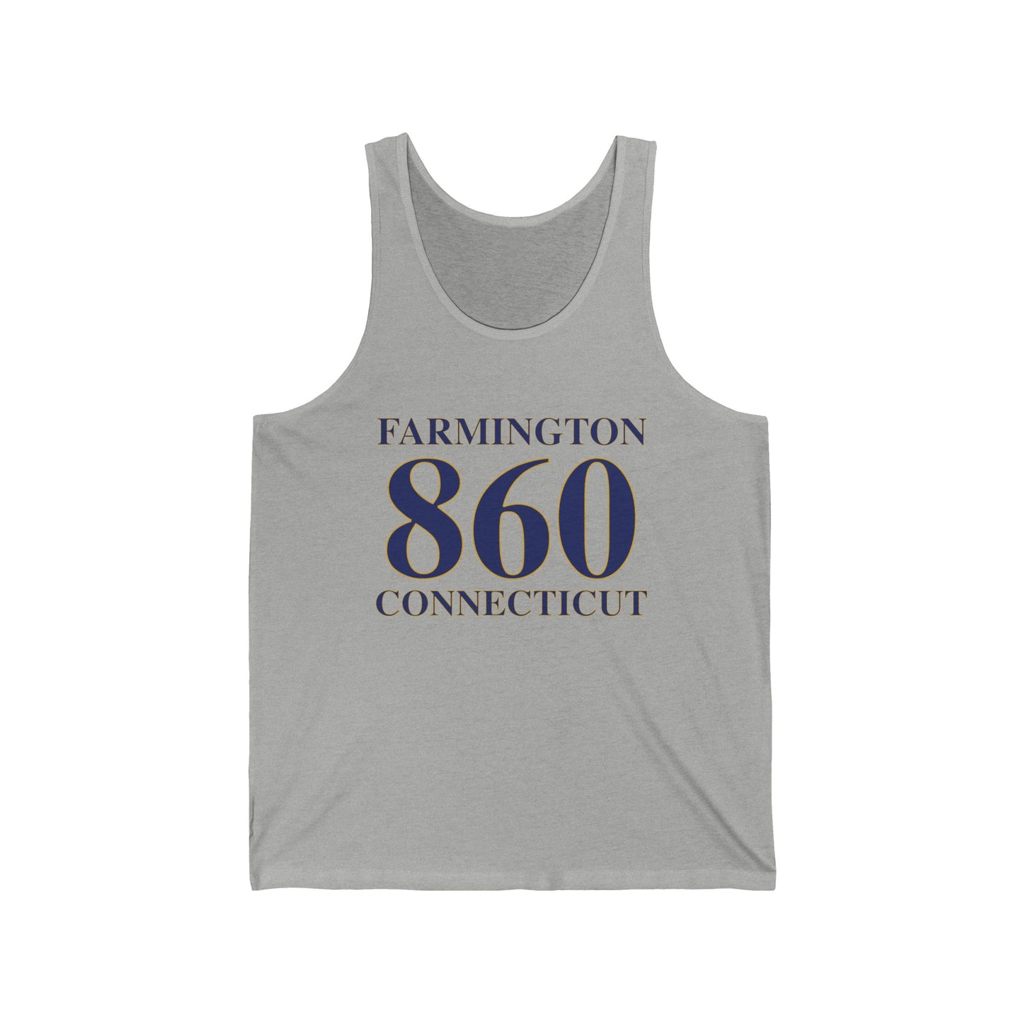 Farmington 860 Connecticut Unisex Jersey Tank