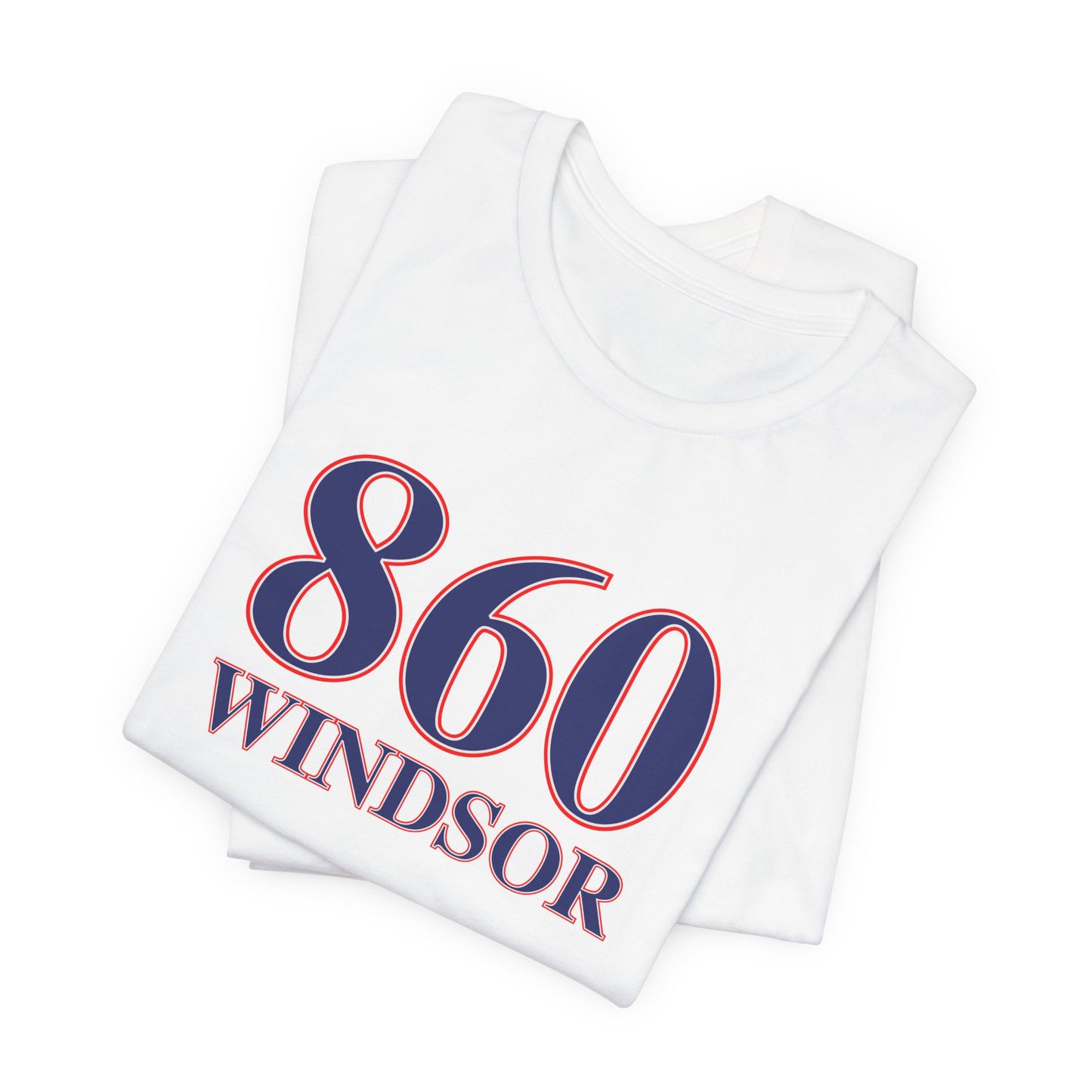 860 Windsor Red White & Blue Unisex Jersey Short Sleeve T-Shirt