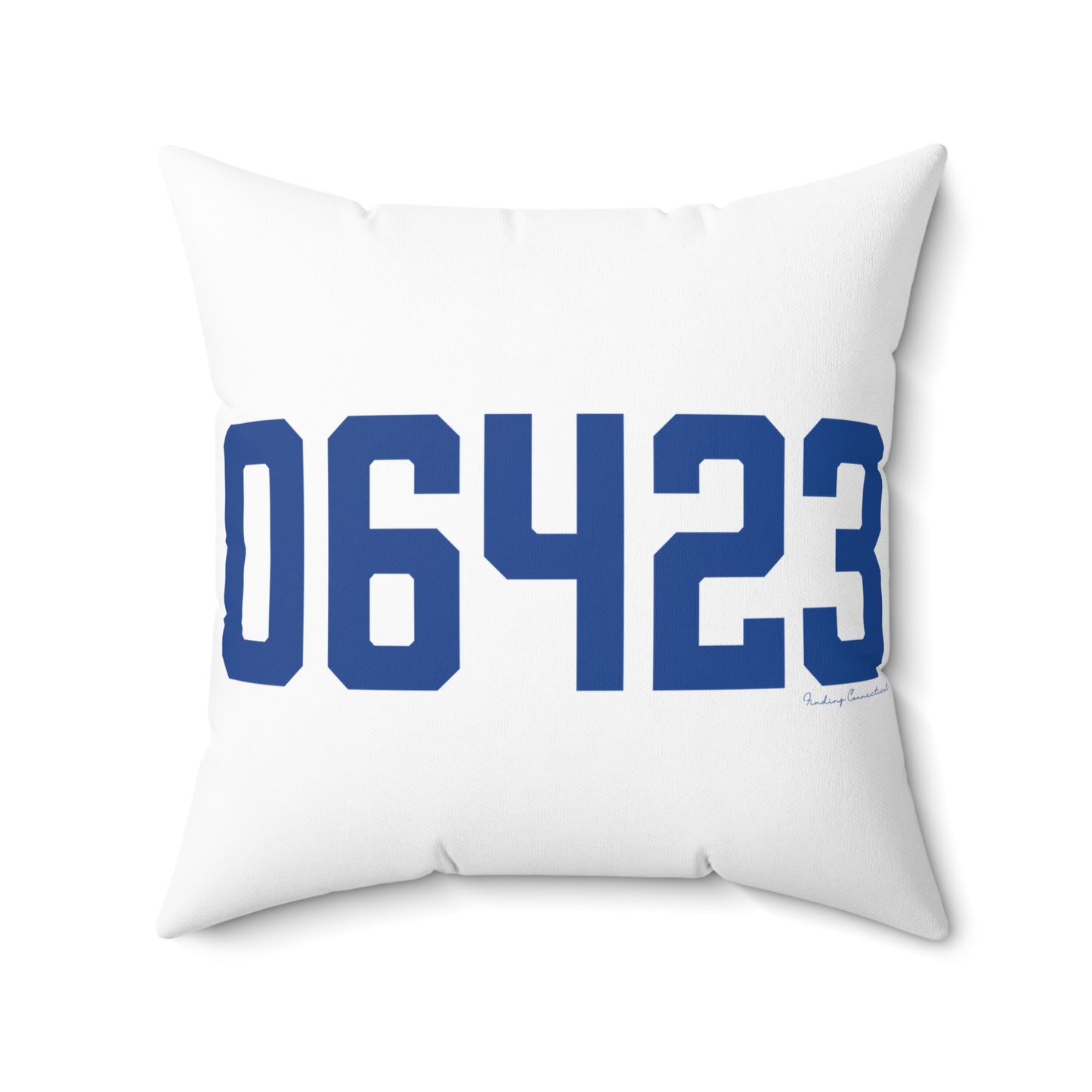 06423 East Haddam Connecticut Zip Code Spun Polyester Square Pillow