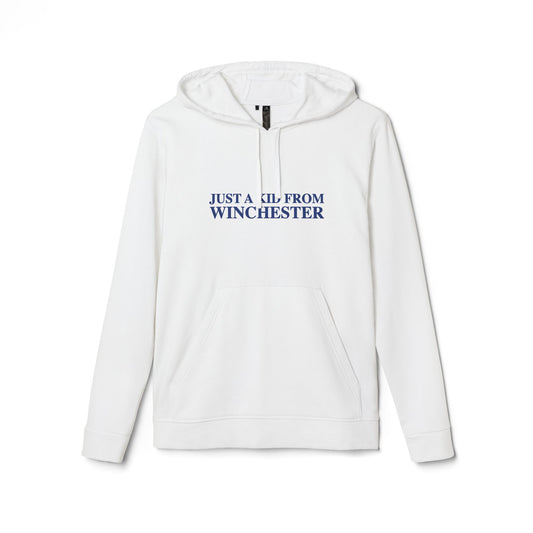 Just a kid from Winchester adidas Unisex Fleece Hoodie