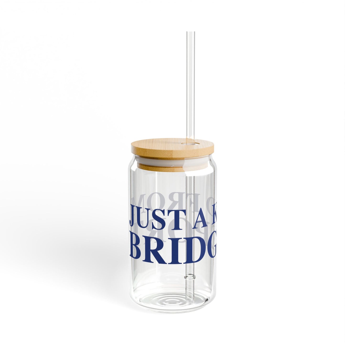 Just a kid from Bridgeport Sipper Glass, 16oz