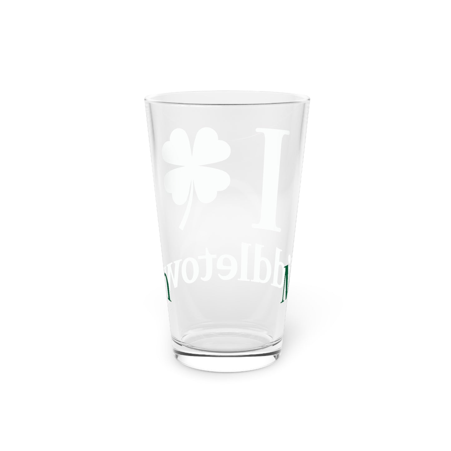 I Clover Middletown Pint Glass, 16oz