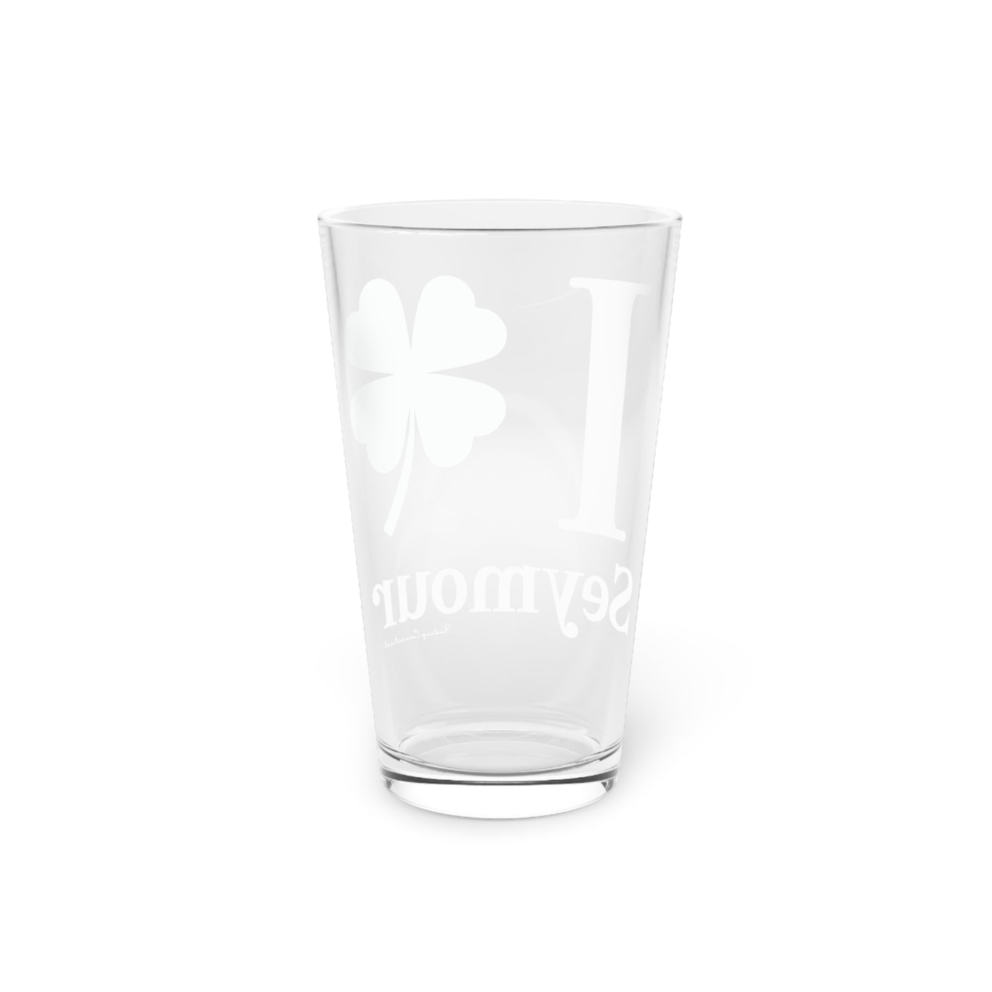 I Clover Seymour Pint Glass, 16oz