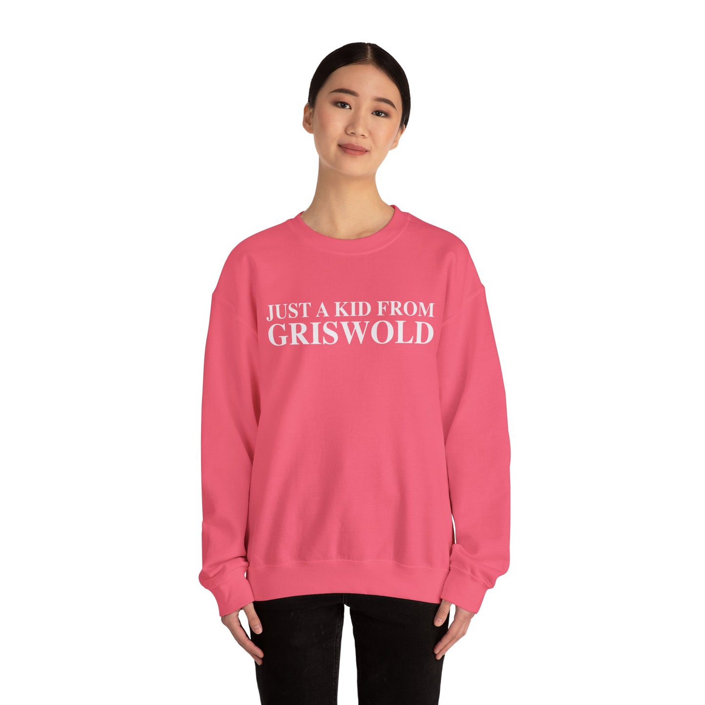 Just a kid from Griswold Unisex Heavy Blend™ Crewneck Sweatshirt