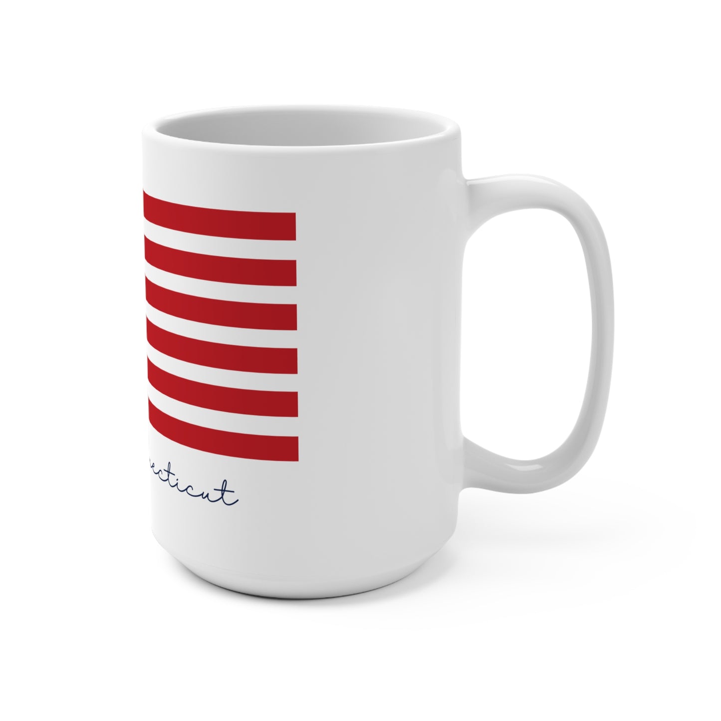 Monroe Connecticut Flag Mug 15oz
