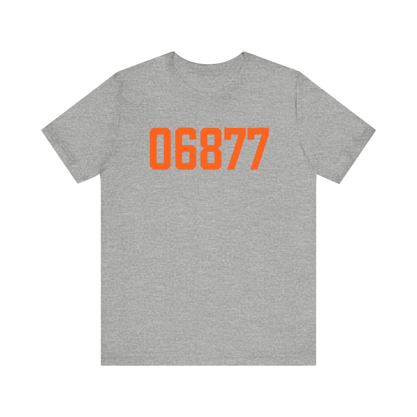 06877 Ridgefield Connecticut Zip Code Unisex Jersey Short Sleeve T-Shirt