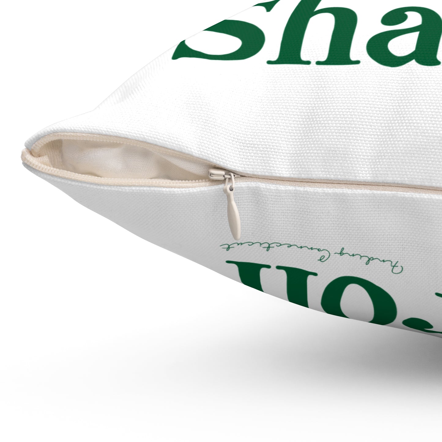 I Clover Sharon Spun Polyester Square Pillow