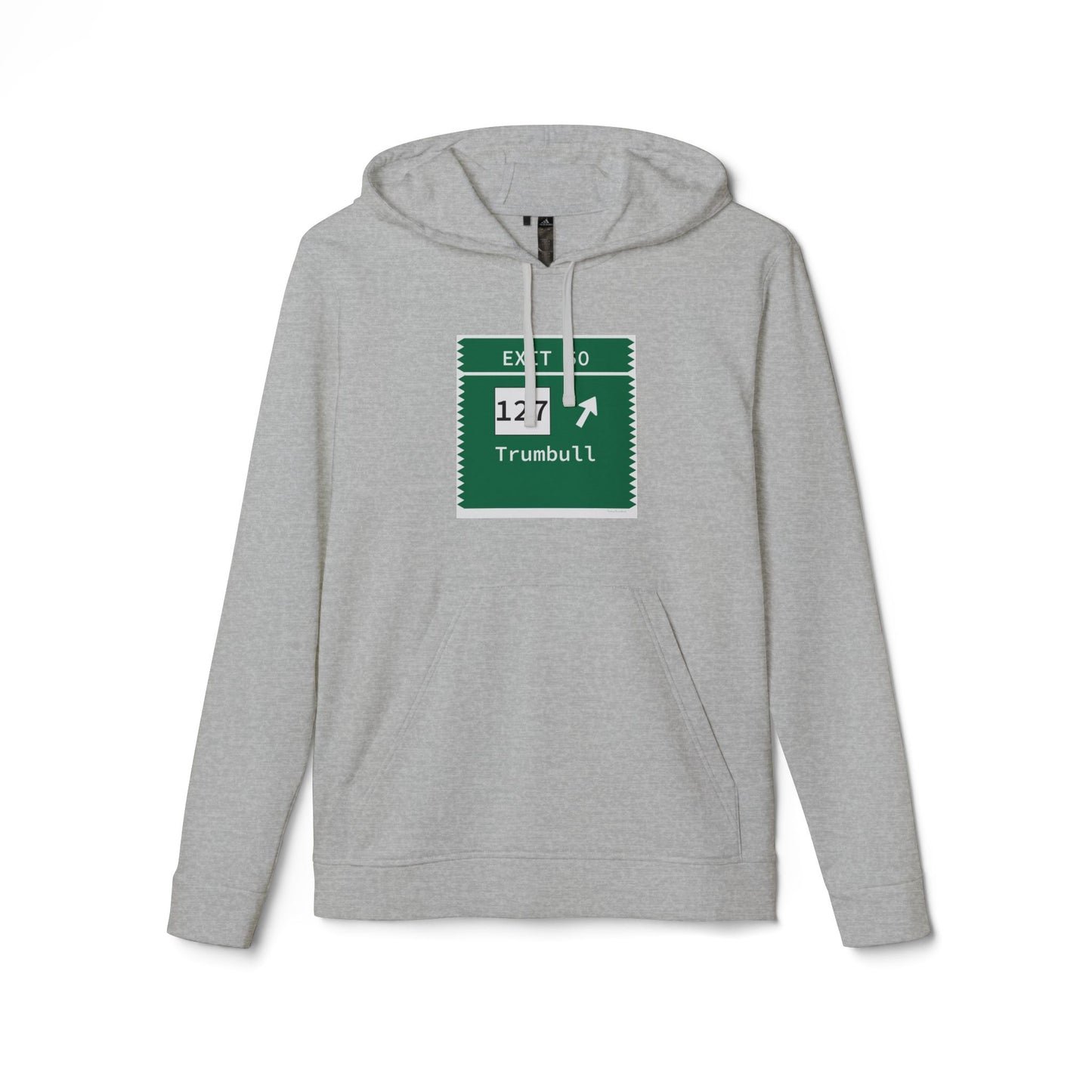 Vintage Merritt Parkway Exit 50 Sign adidas Unisex Fleece Hoodie