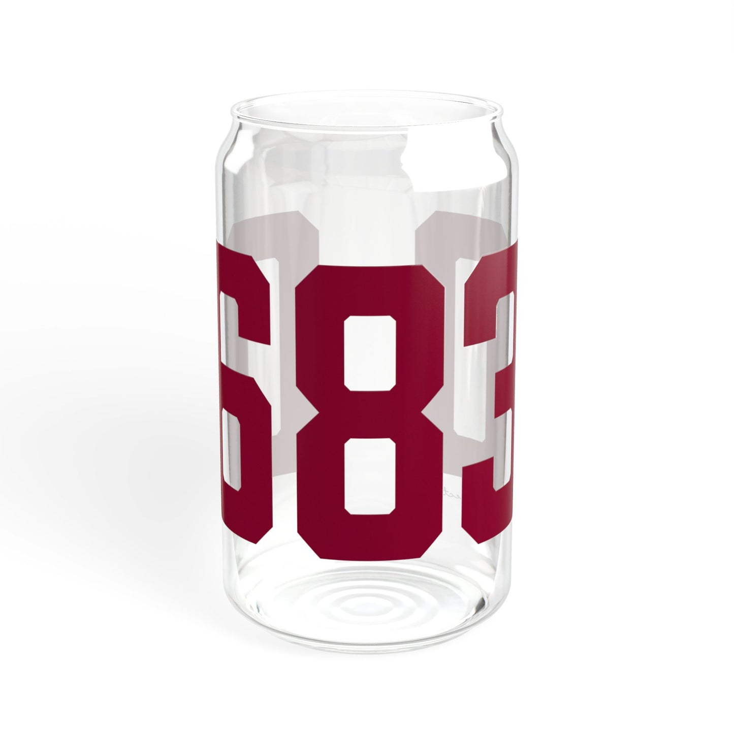 06830 - Greenwich Connecticut Zip Code  Sipper Glass, 16oz