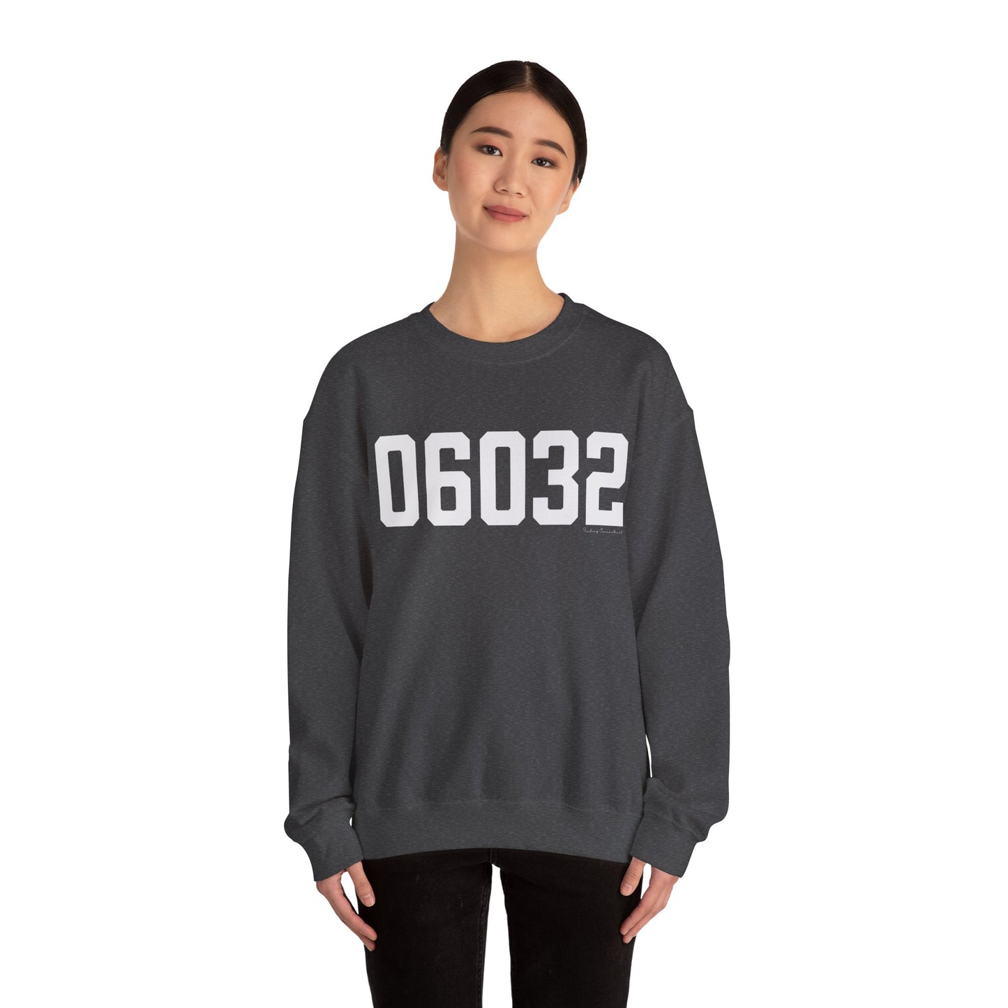 06032 - Farmington CT Zip Code Unisex Heavy Blend™ Crewneck Sweatshirt