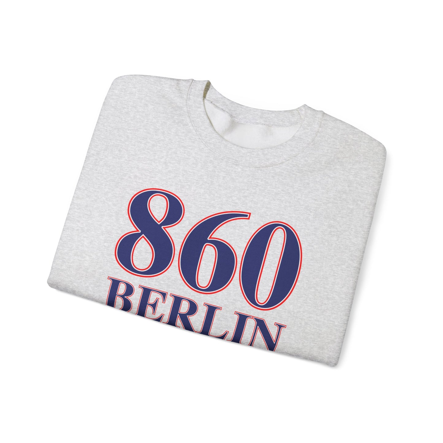 860 Berlin Red White & Blue Unisex Heavy Blend™ Crewneck Sweatshirt