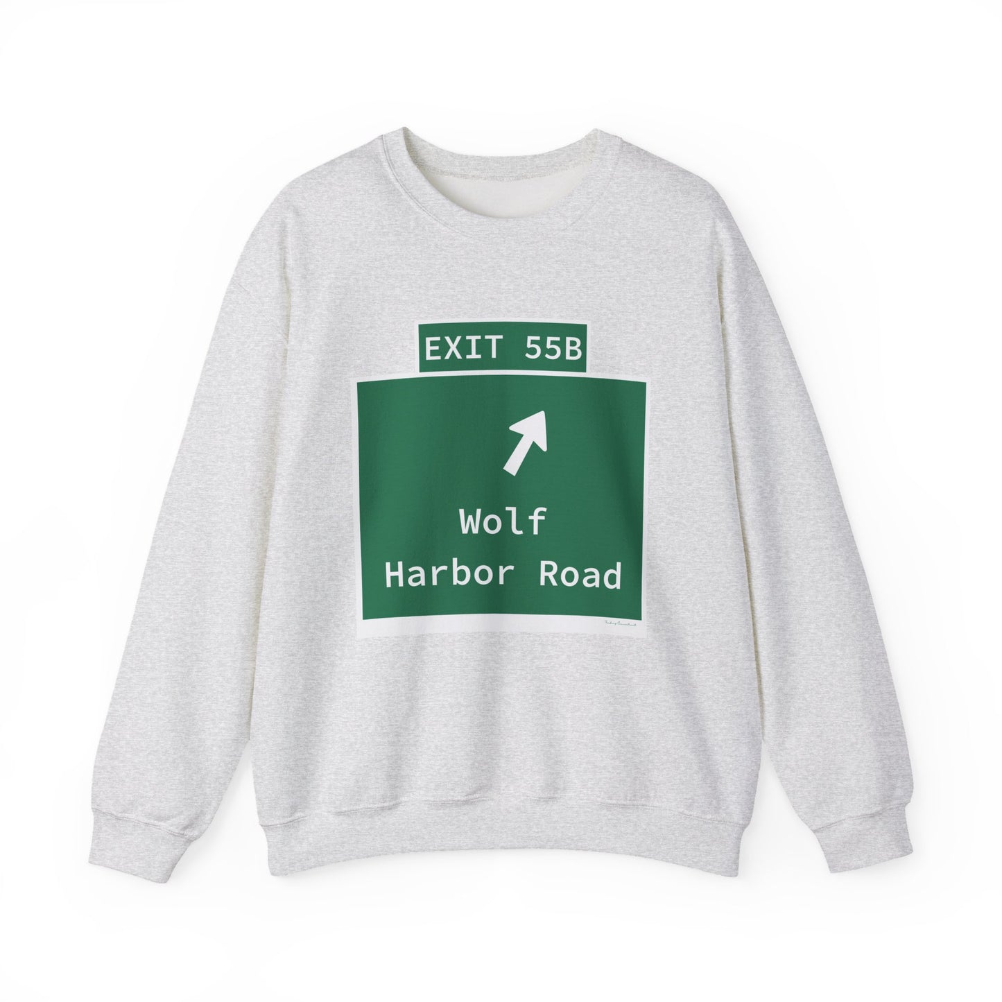 Vintage WCP Exit 55B Sign Unisex Heavy Blend™ Crewneck Sweatshirt