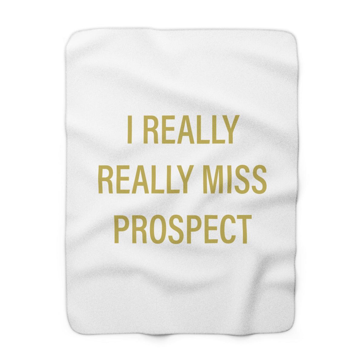 I Really Really Miss Prospect Fleece Blanket