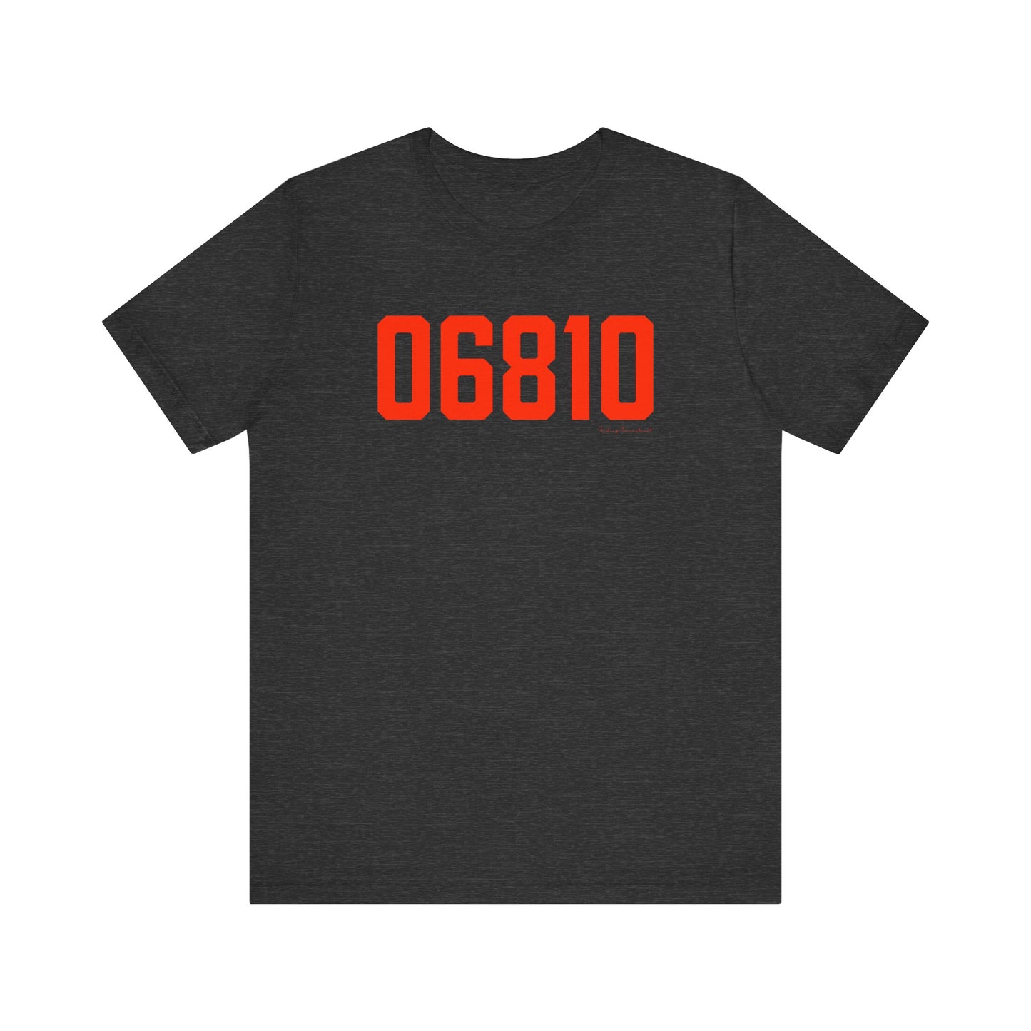 06810 Danbury Connecticut Zip Code Unisex Jersey Short Sleeve T-Shirt