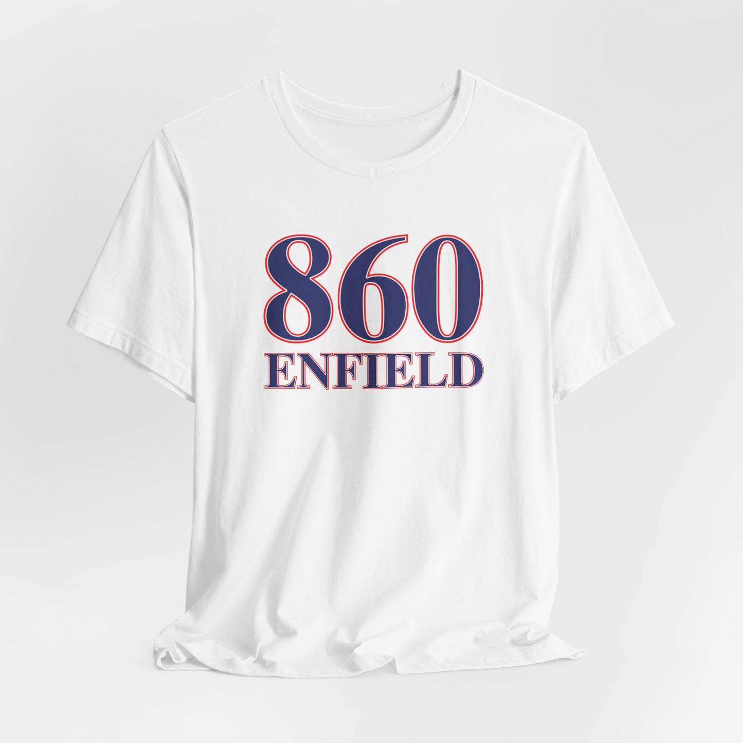 860 Enfield Red White & Blue Unisex Jersey Short Sleeve T-Shirt