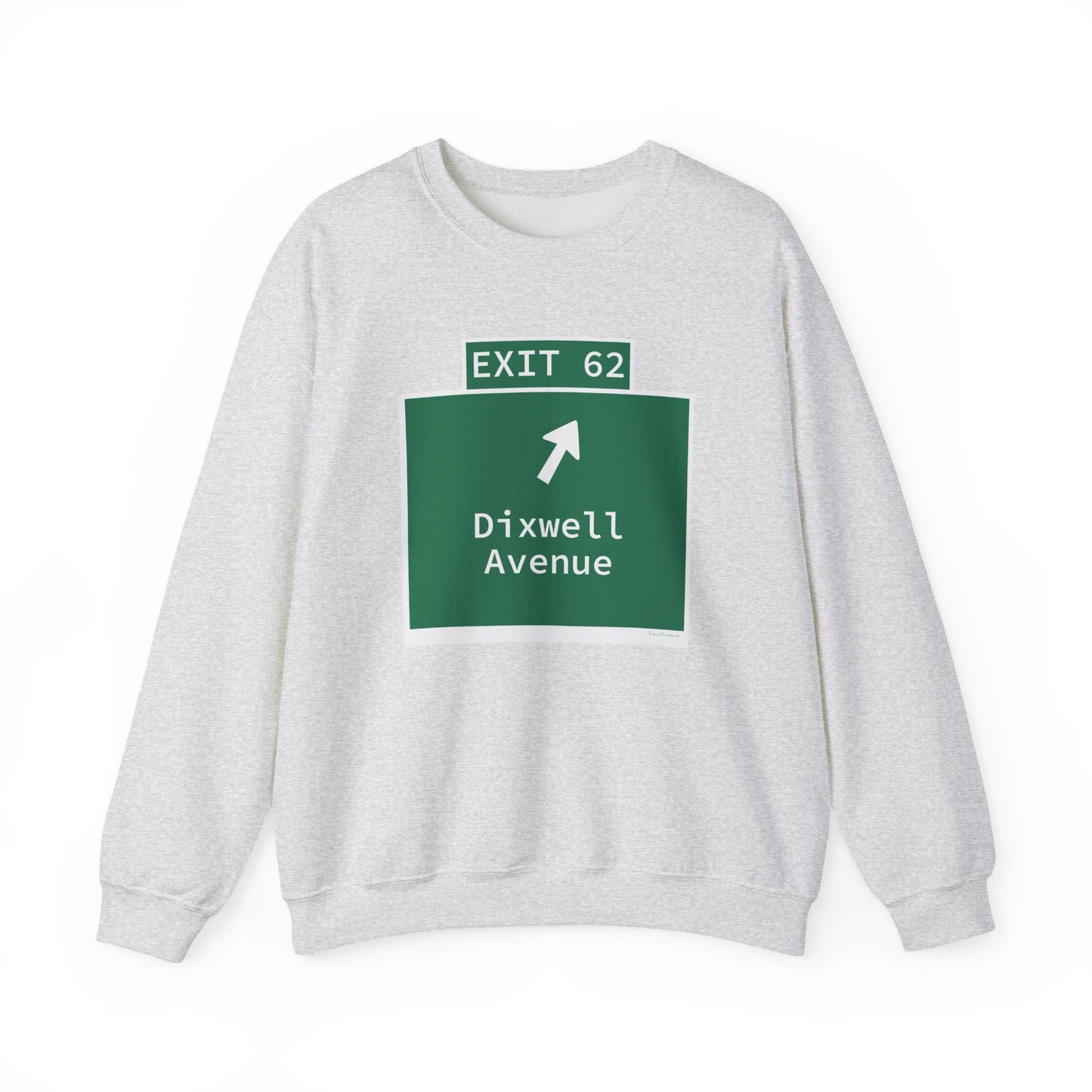 Vintage WCP Exit 62 Sign Unisex Heavy Blend™ Crewneck Sweatshirt