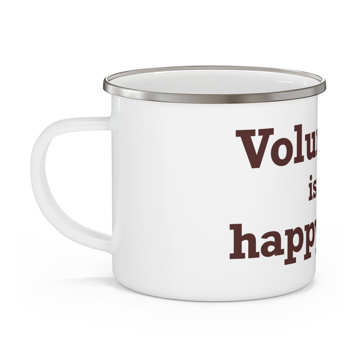 Voluntown is My Happy Place Camping Mug
