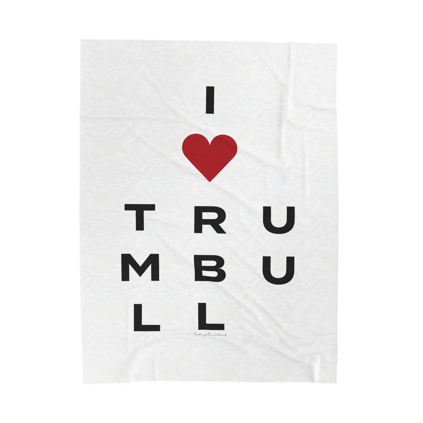 Trumbull Vision Velveteen Plush Blanket