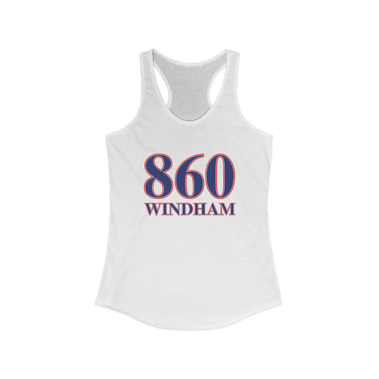 860 Windham Red White & Blue Women's Ideal Racerback Tank Top