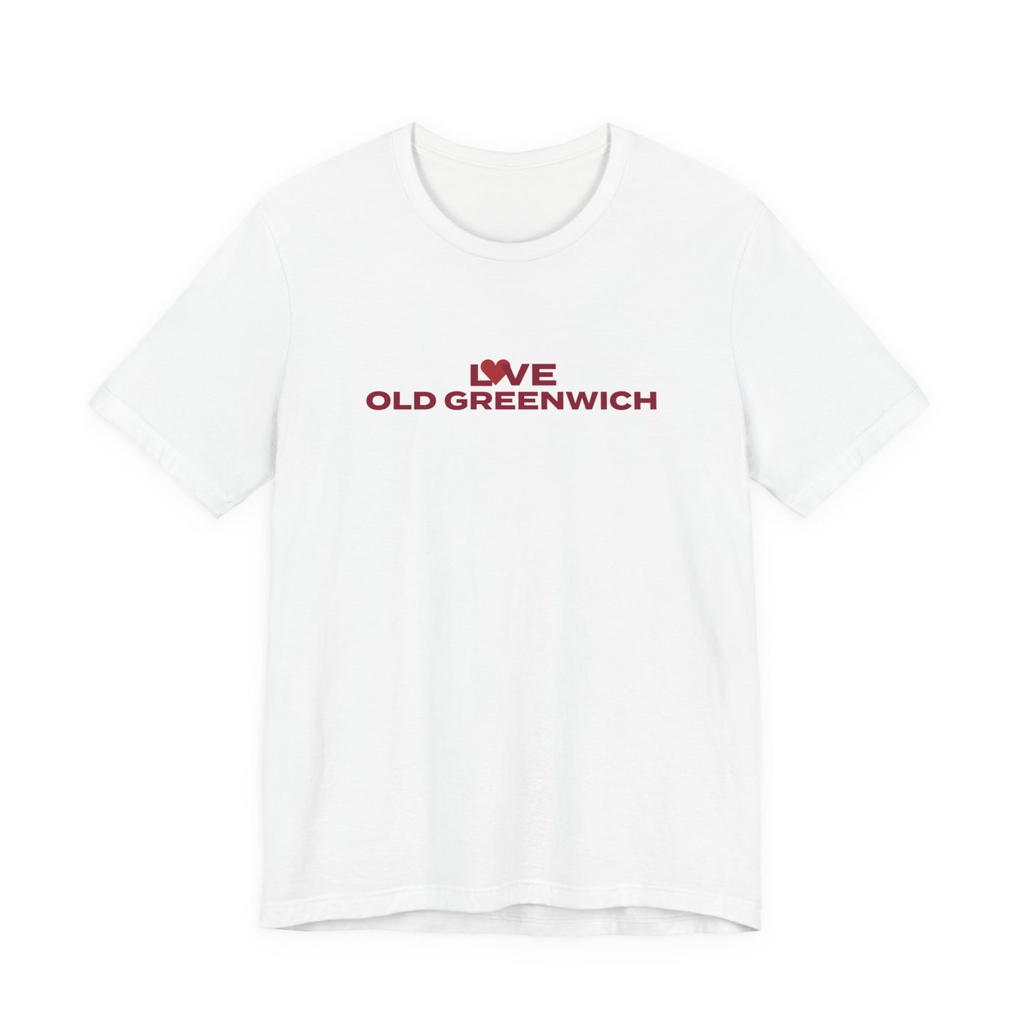 Love Old Greenwich Unisex Jersey Short Sleeve T-Shirt
