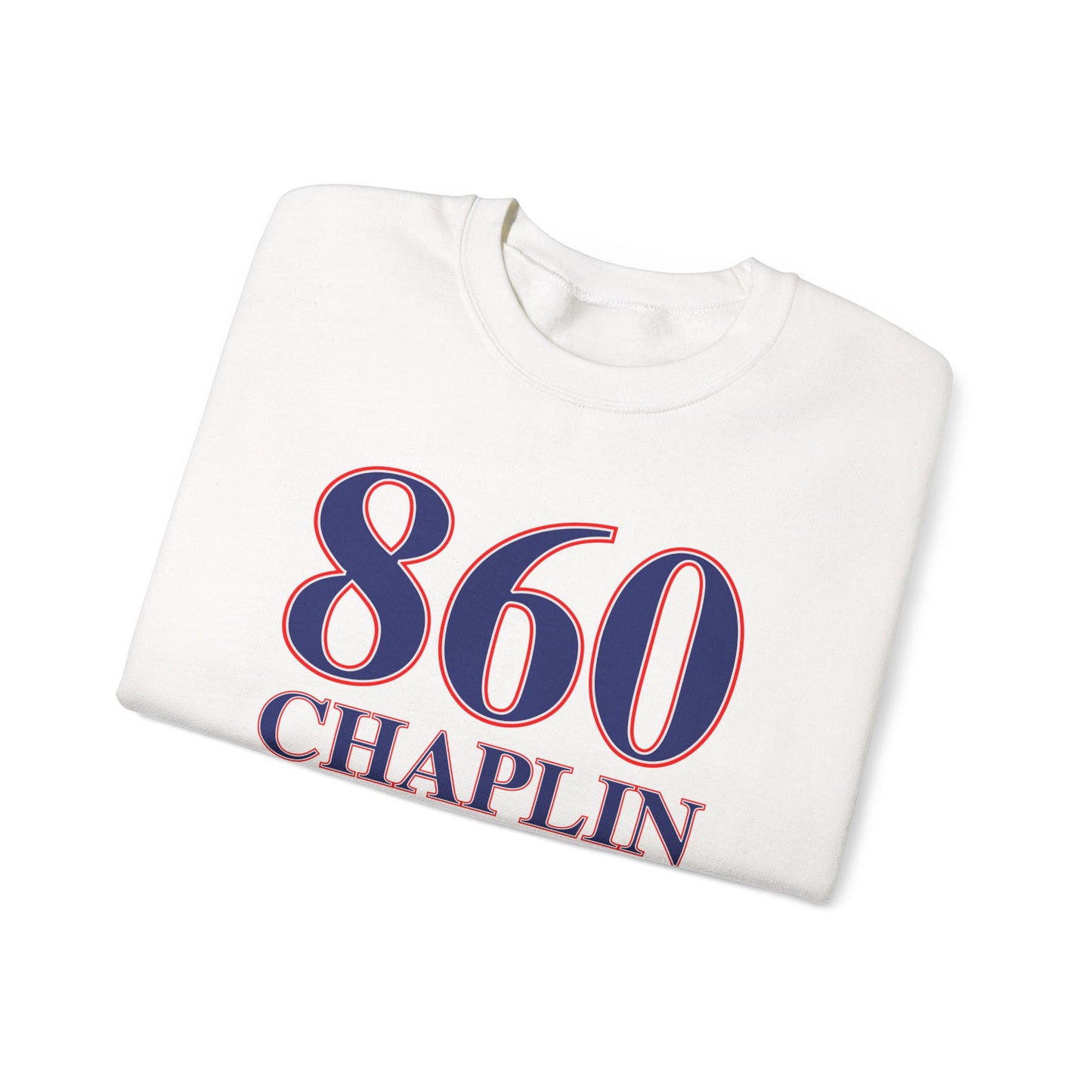 860 Chaplin Red White & Blue Unisex Heavy Blend™ Crewneck Sweatshirt