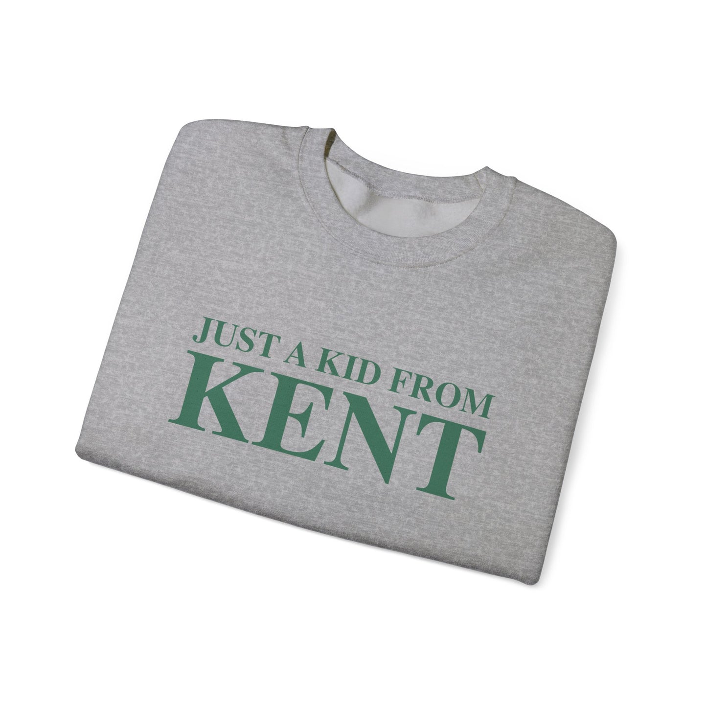 Just a kid from Kent Unisex Heavy Blend™ Crewneck Sweatshirt