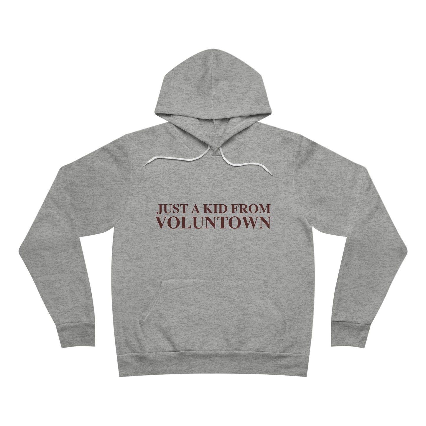 Just a kid from Voluntown Unisex Sponge Fleece Pullover Hoodie