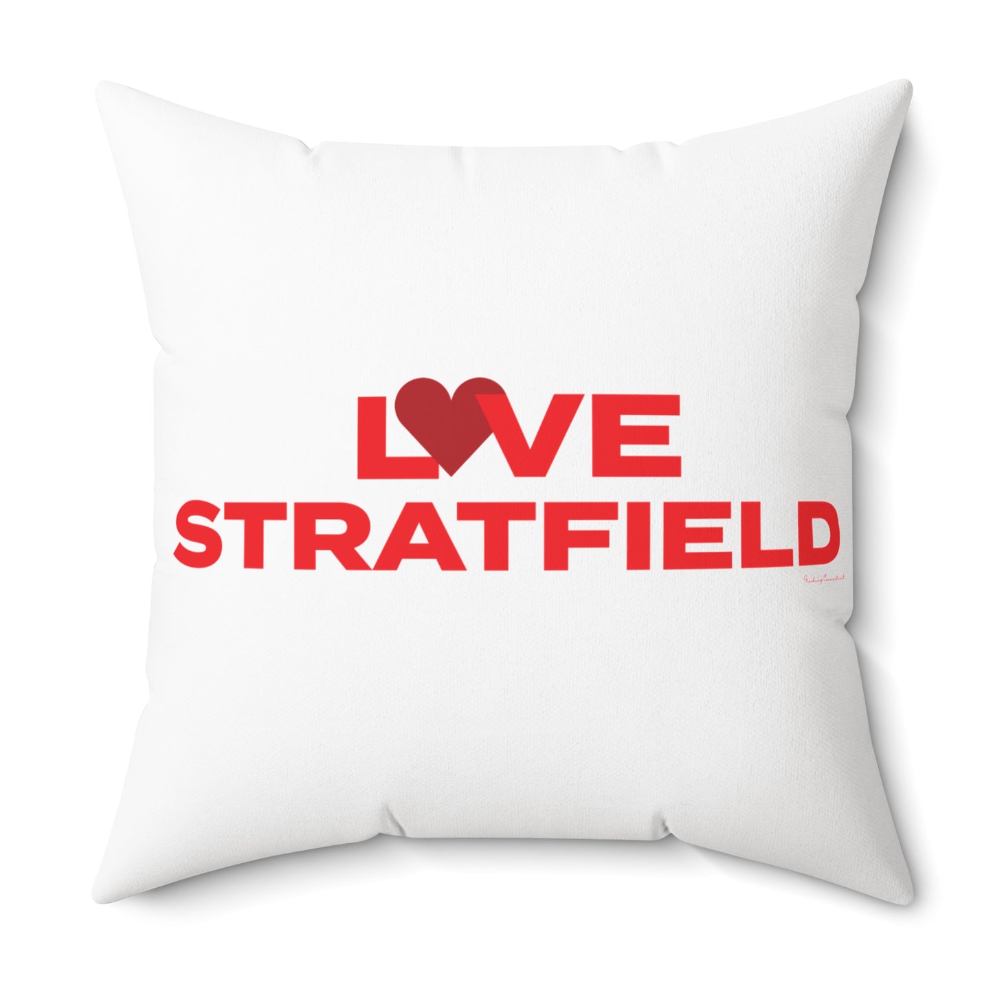 Love Stratfield Spun Polyester Square Pillow
