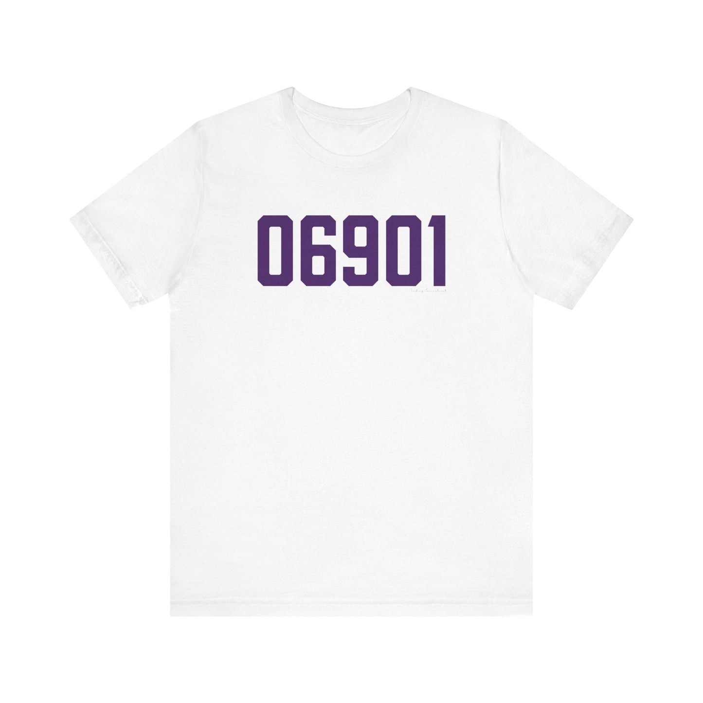 06901 Stamford Connecticut Zip Code Unisex Jersey Short Sleeve T-Shirt