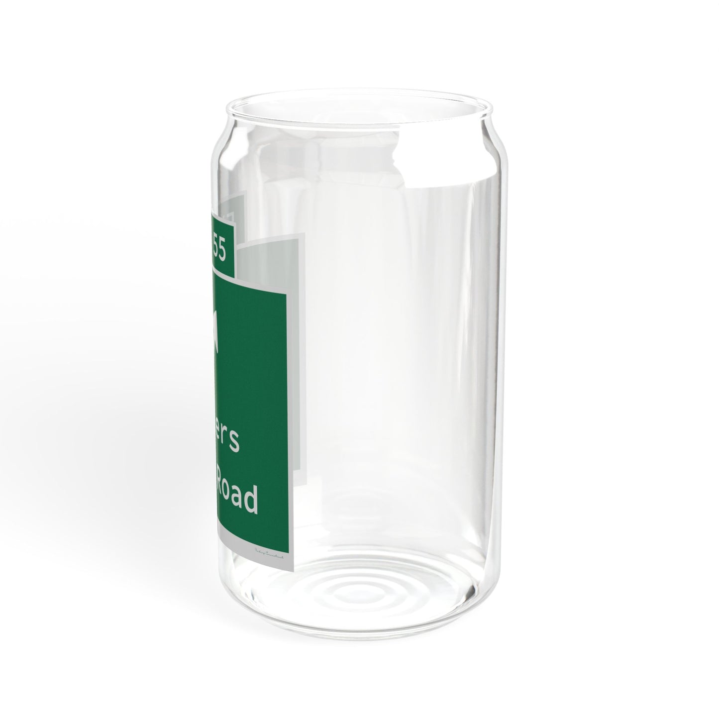 Vintage WCP Exit 55 Sign Sipper Glass, 16oz